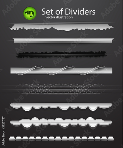 Vector divider set
