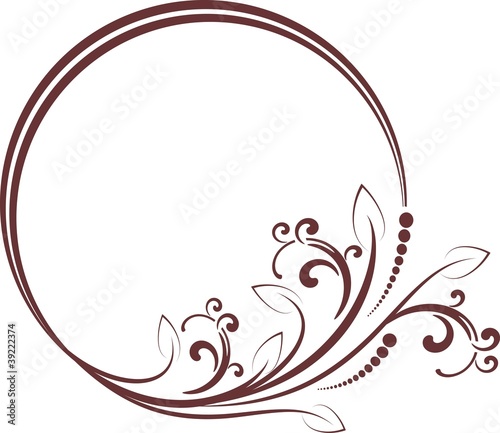 Wallpaper Mural decorative frame for design in vintage styled Torontodigital.ca