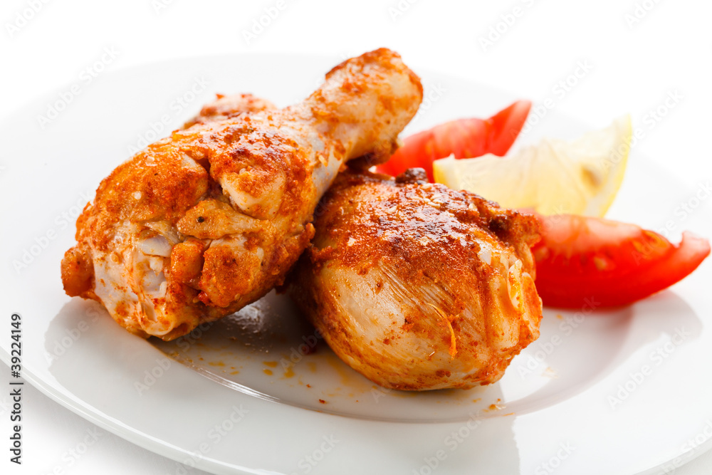 Roasted chicken drumsticks and vegetables Roasted chicken drumsticks and vegetables