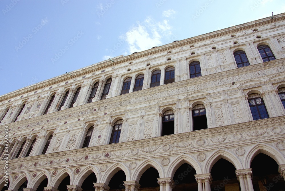 The procuratie Vecchgio in Venice in Italy