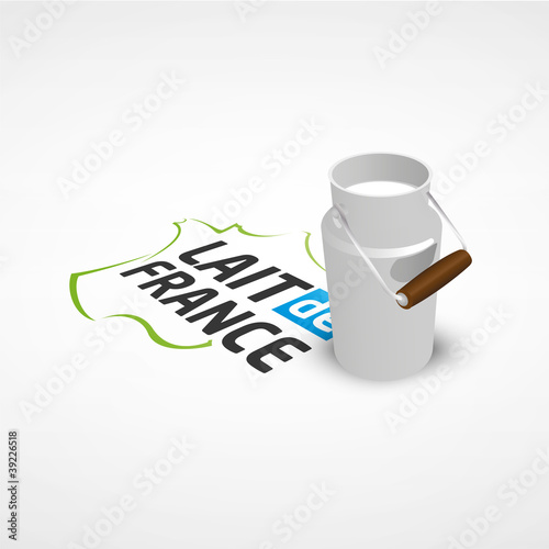 vecteur lait de france