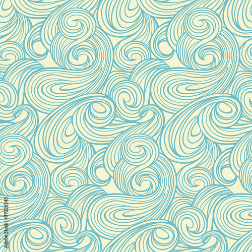 Seamless abstract wave pattern