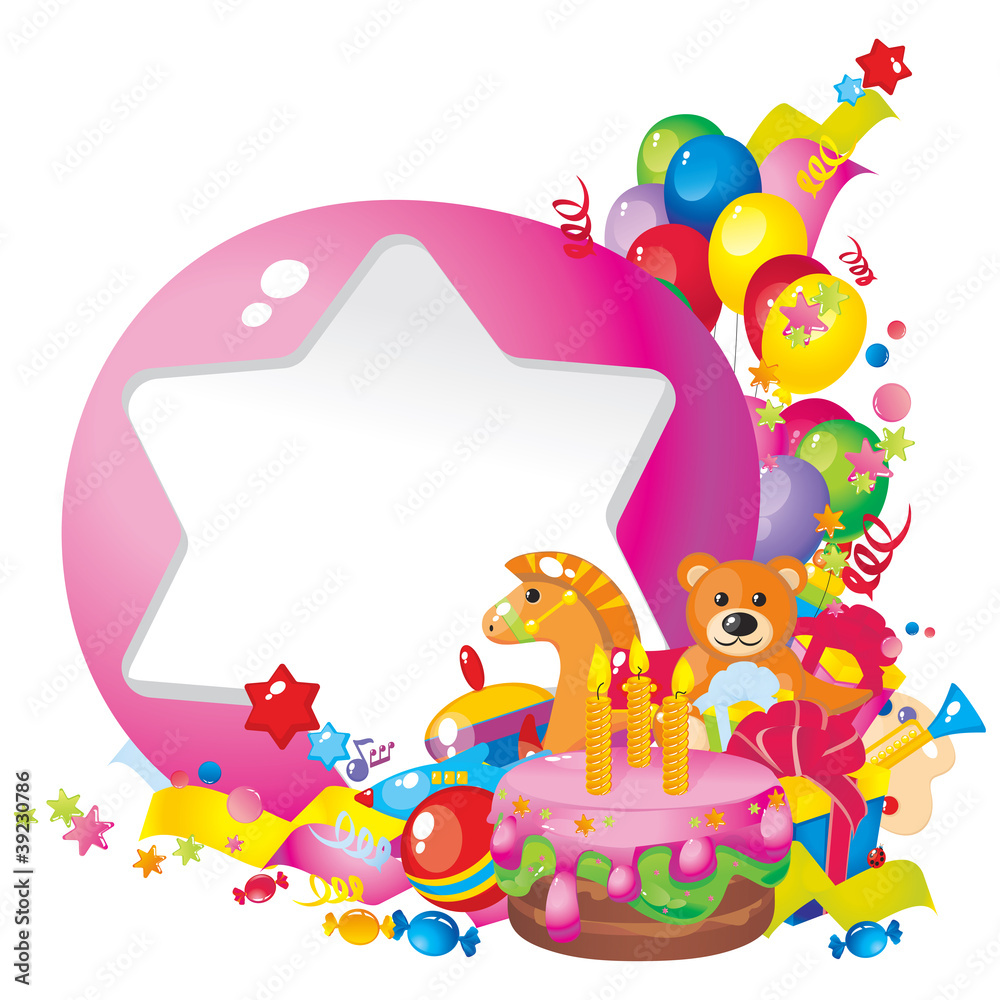 Obraz premium Children's birthday