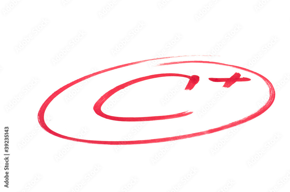 Good School Exam - Grade C+ (plus) Good School Exam - Grade C+ (plus)