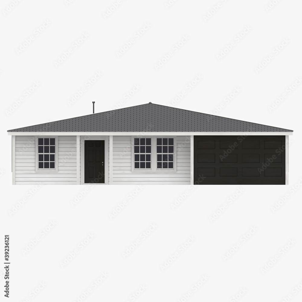 3d render of US house 3d render of US house
