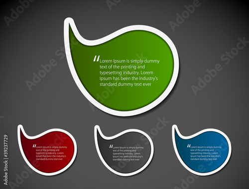 advertisement labels stickers