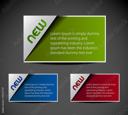 advertisement labels stickers