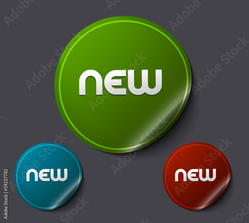 advertisement labels stickers