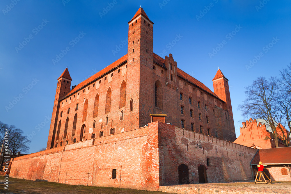 Fototapeta premium 14th century Teutonic castle in Gniew, Poland