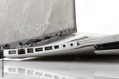 broken laptop