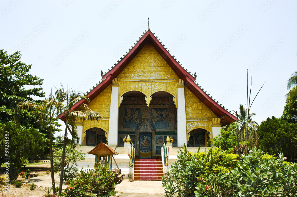 The church in Laos Temple