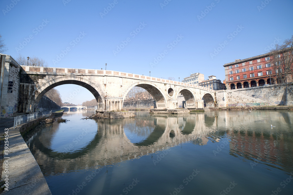 Bridge Ponte Sisto in Rome.