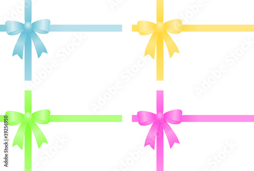 ribbons with bows for easter
