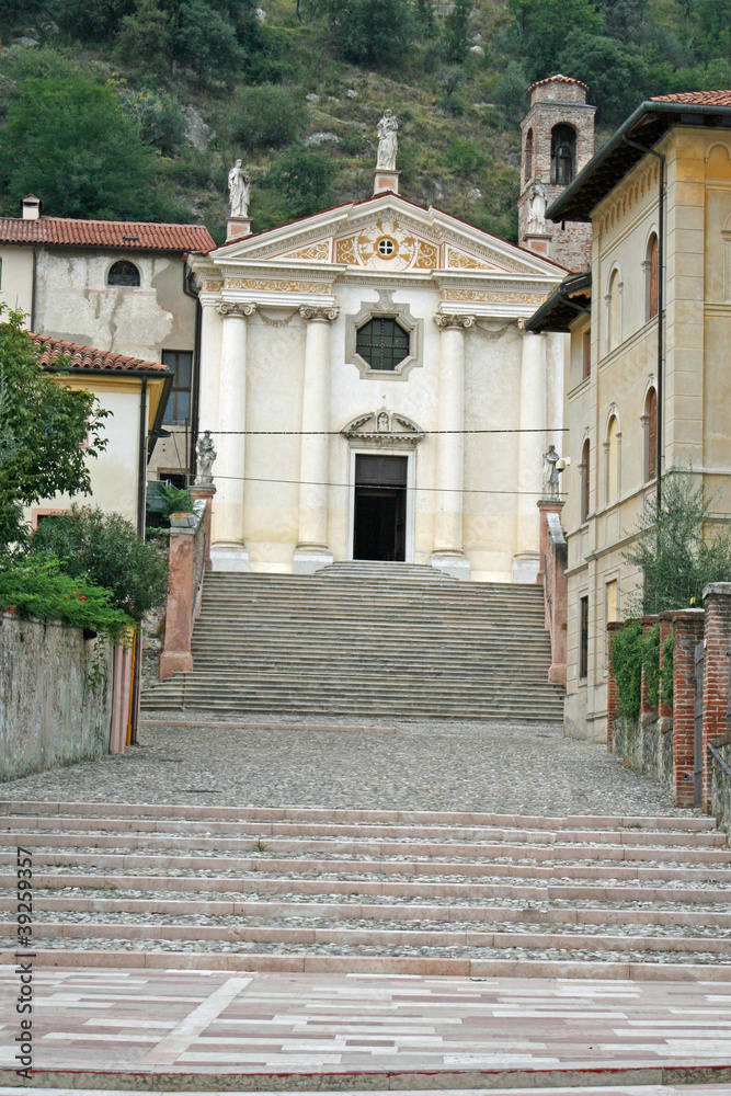 Marostica church near Vicenz