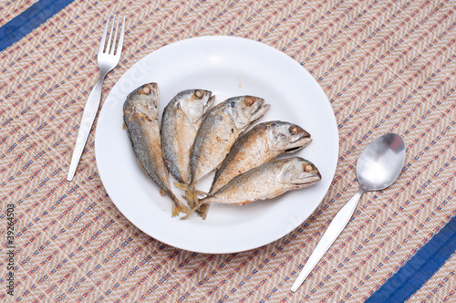 Fried of mackerel fish