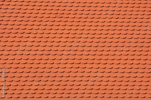 red clay roof tile background