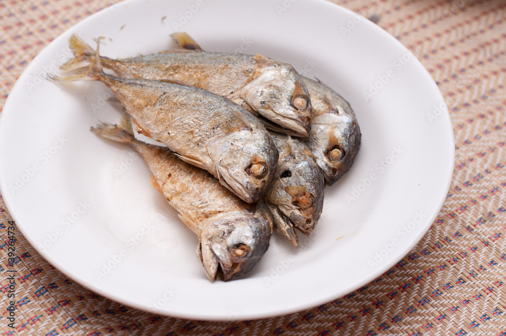 Fried of mackerel fish