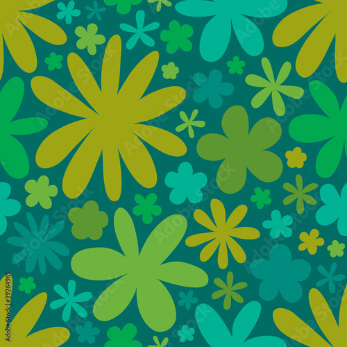Seamless flower pattern background