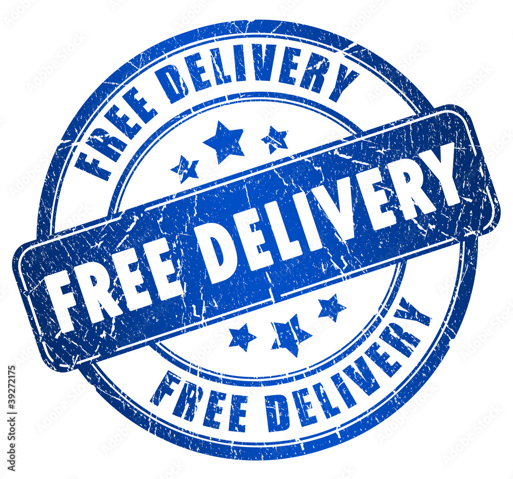 Fototapeta premium Free delivery stamp