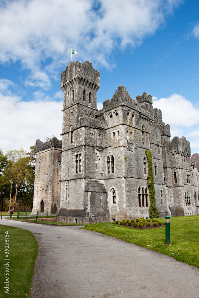 Ashford castle in Ireland.