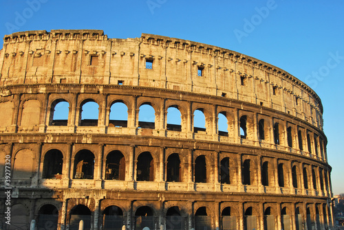 Postcards of Rome - Colosseum - Italy 002