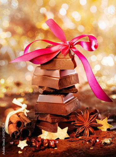 Festive Chocolate And Spices photo