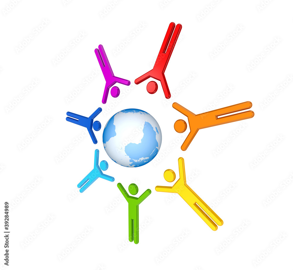 Round dance  around the globe