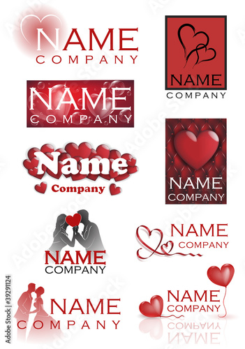 love heart logos