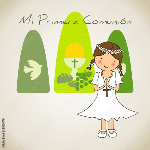 MI PRIMERA COMUNION
