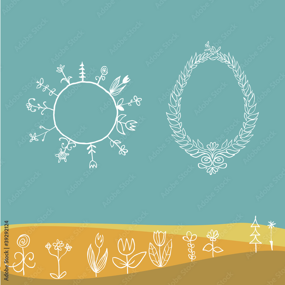 Fototapeta premium frames