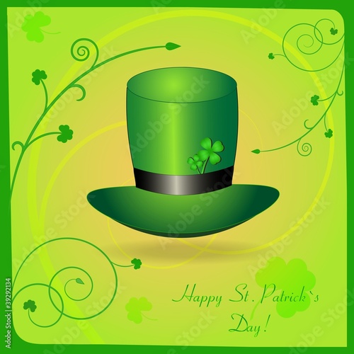 Greeting St. Patrick card