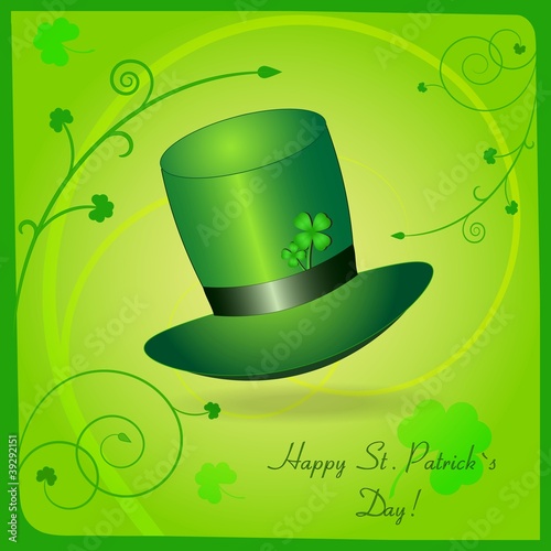 Greeting St. Patrick card