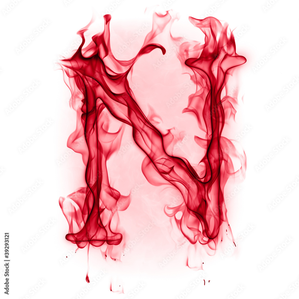 Fototapeta premium Bloody font