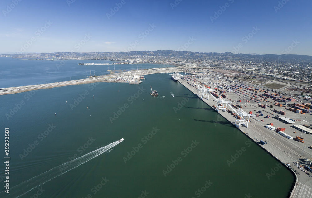 The Oakland Outer Harbor Aerial