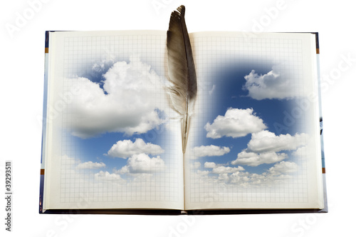 Blank page of note book