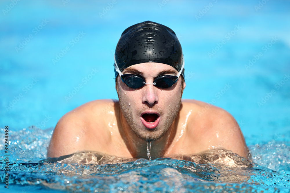 Swimming - male swimmer