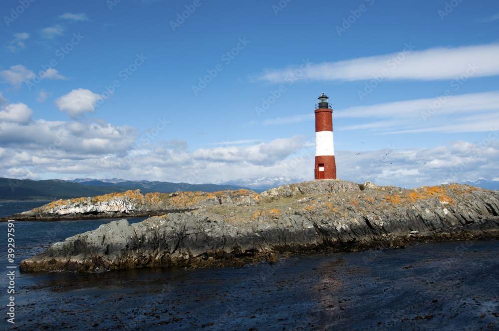 lighthouse - in the Beagle Channel Patagonia Argentina