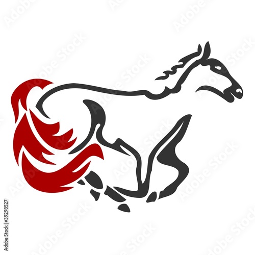 Racing Horse Icon 2