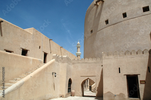 Oman. L'interno del Forte di Nizwa photo