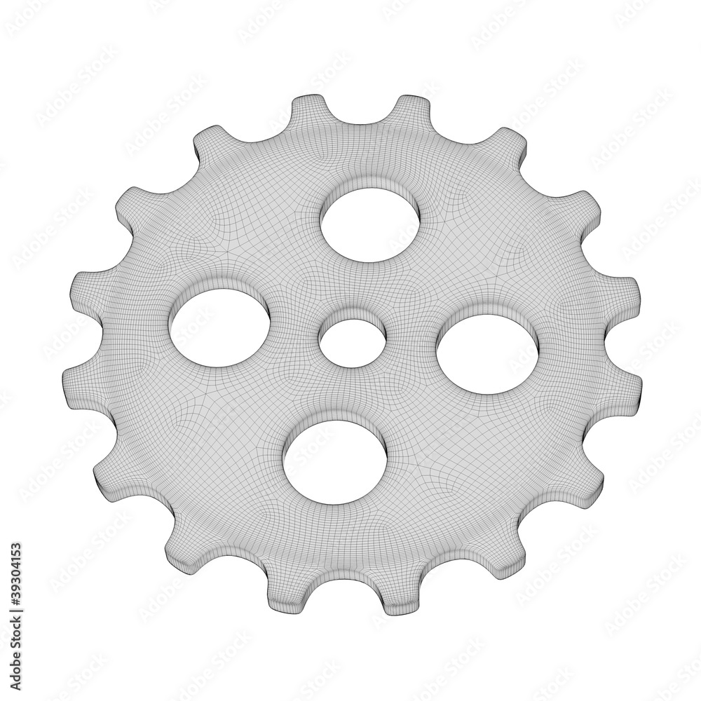 3d render of industrial part 3d render of industrial part