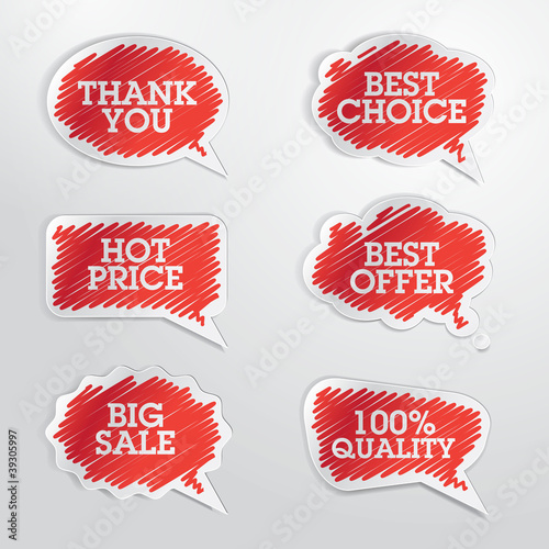 Set of labels vector