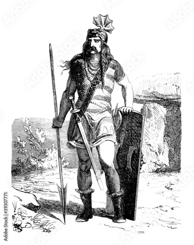 Canvas Print Barbarian Chief