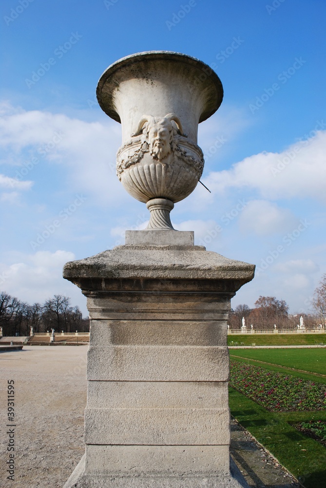 Luxembourg garden statue, Paris, France