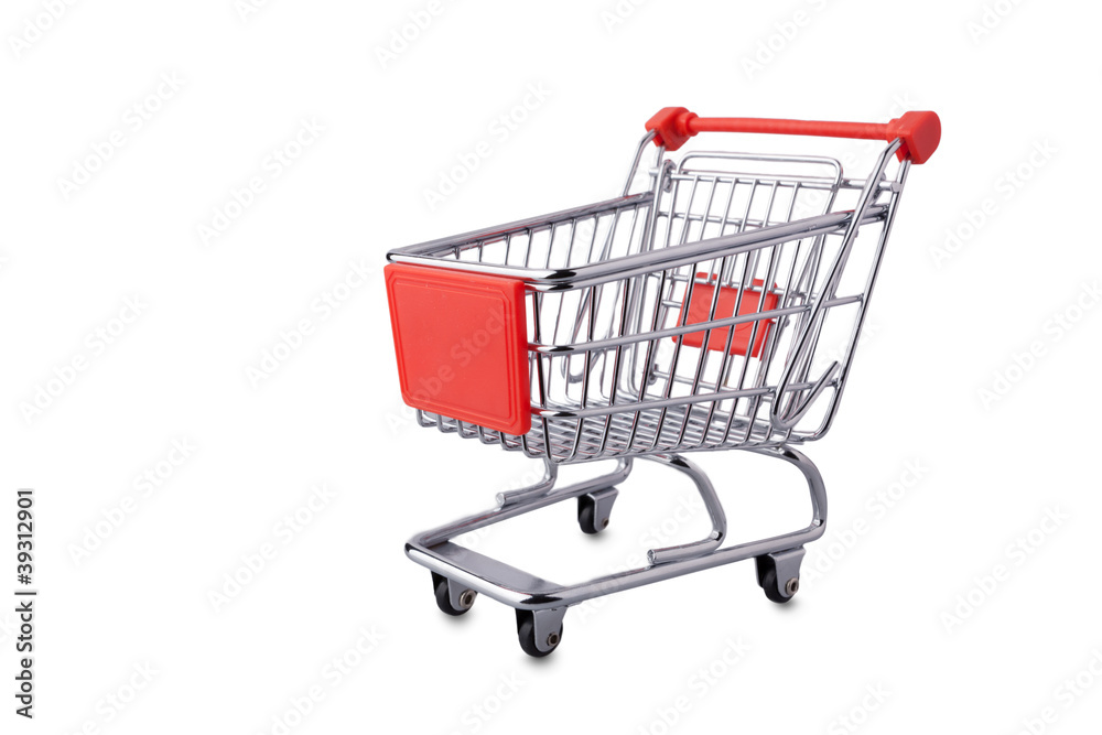 This is shopping cart isolated