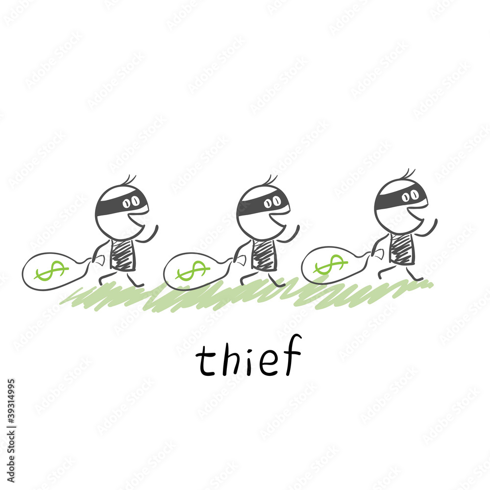 Fototapeta premium thief