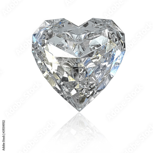 Heart shaped diamond