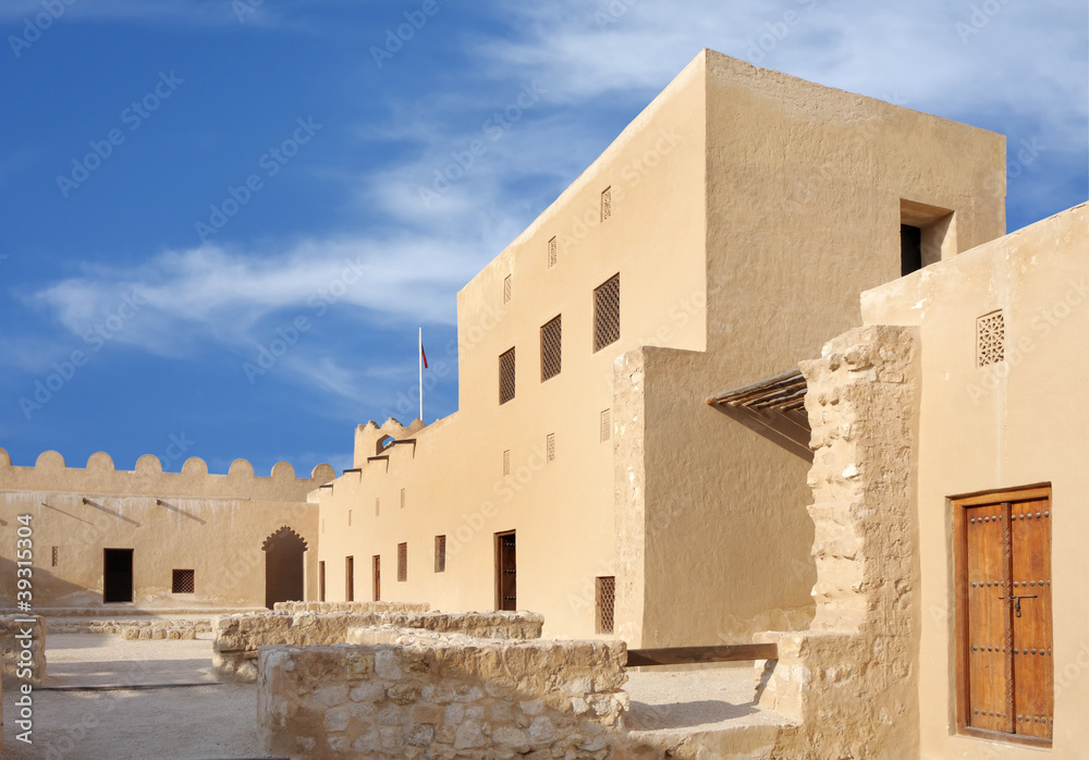 Inside view western portion of Riffa fort, Bahrain Inside view western portion of Riffa fort, Bahrain