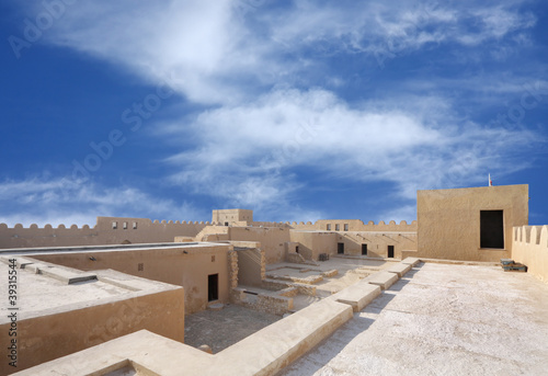 broad inside view of the southern portion of Riffa Fort, Bahrain