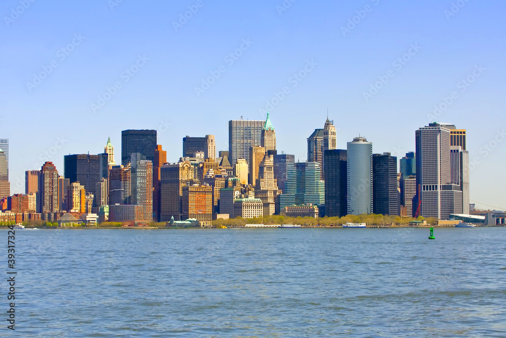 Manhattan. New York City skyline