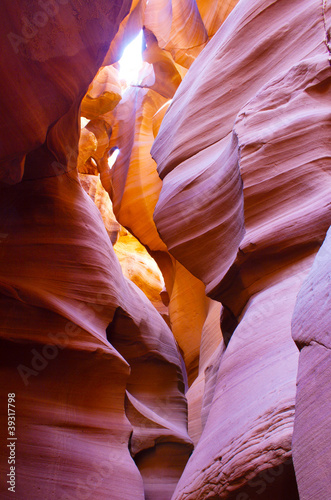 Inside Lower Antelope Canyon, Page, Arizona.